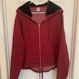 VS Pink Full Zip Sweatshirt XL